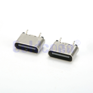 CF122-24SLB12R-C3 TIPO C TID USB 24 pin Conector femenino Tipo vertical