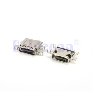 CF324-014SCB12R Tipo C USB 4.0 Hundimiento SMT del conector de 24 pines, carcasa doble, doble montaje