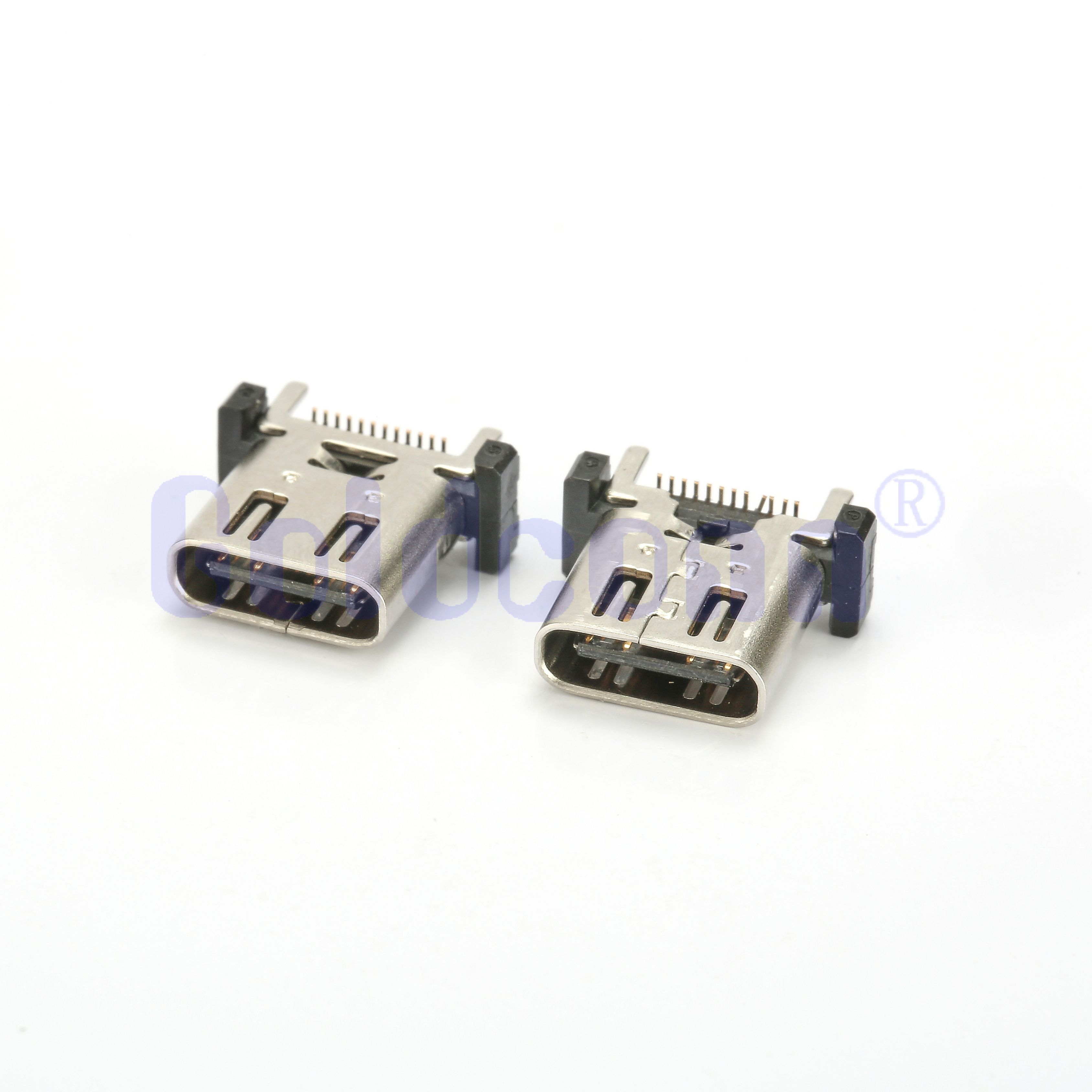 Z-CF036SLB12R-C-01 TIPO C USB HEMBRA HEMBRA 24 PIN VERTICAL, DUAL FILA, SMT