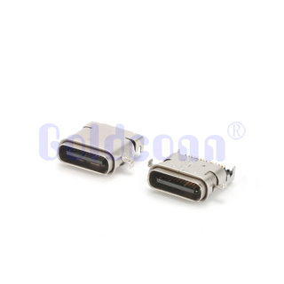 CF140-22NB01R-22 TIPO C USB 24 pin Conector femenino impermeable Dip, trasero, hundimiento 